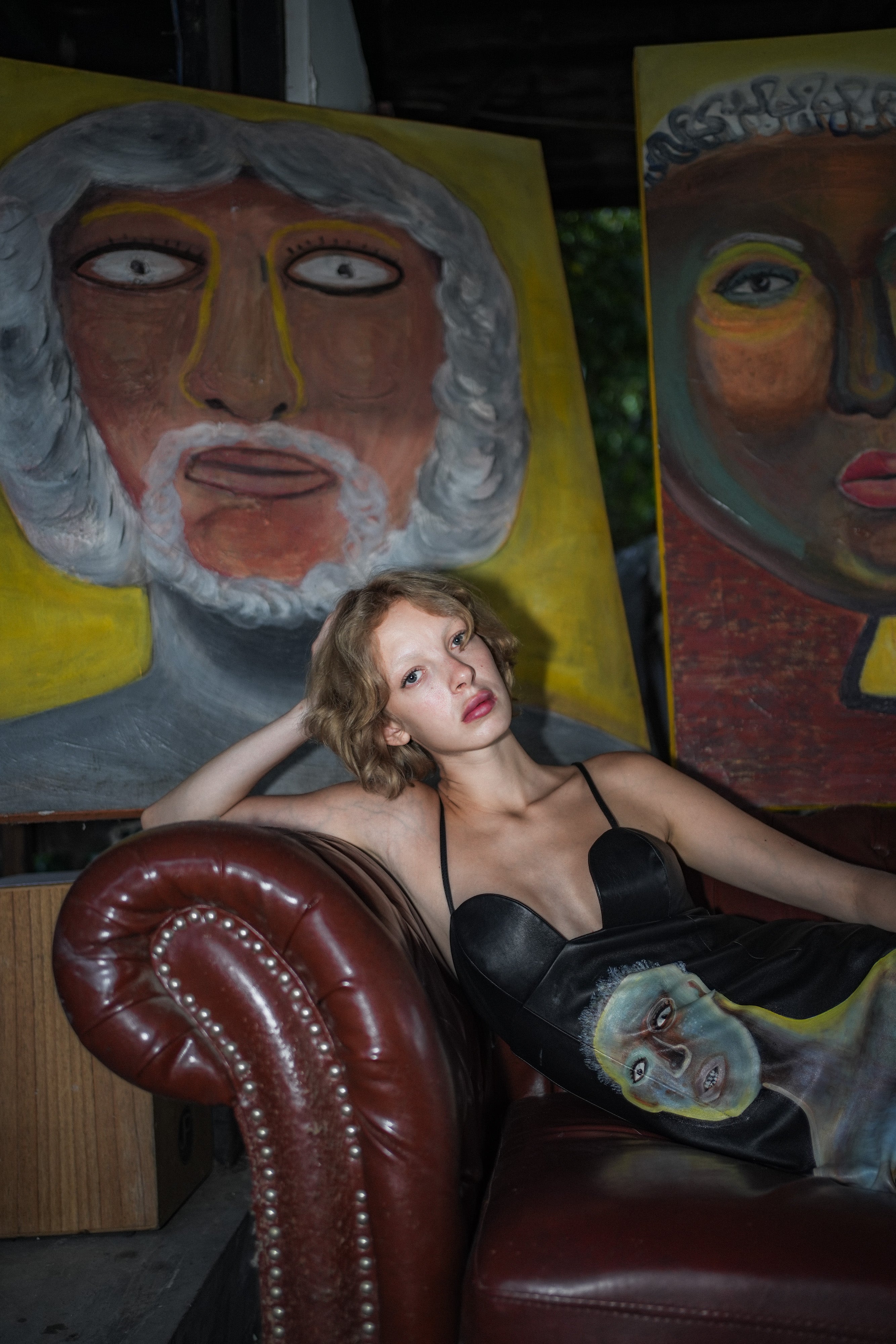 "Coincidencia?" Leather Dress - Punta Loca