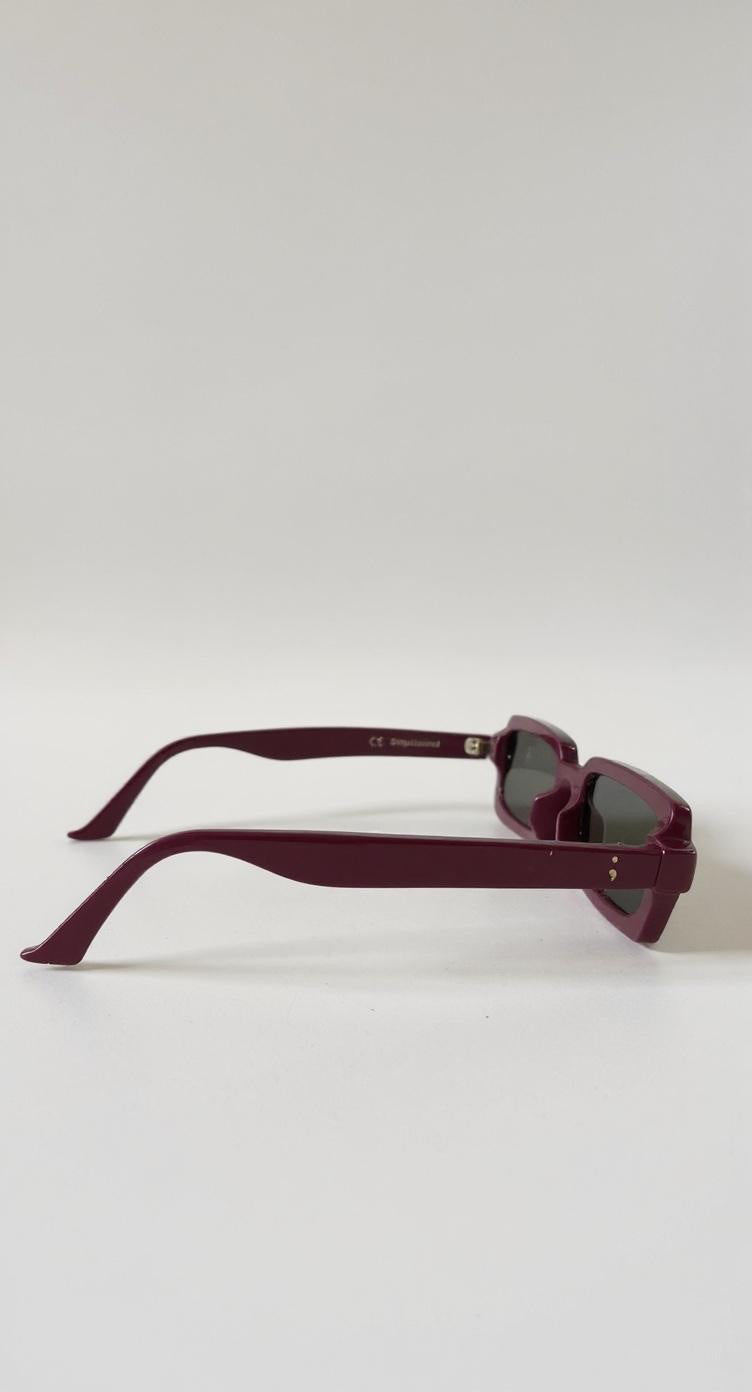 Singularidad Burgundy sunglasses