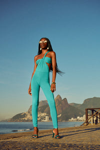Celestina Jumpsuit Oceanic Turquoise