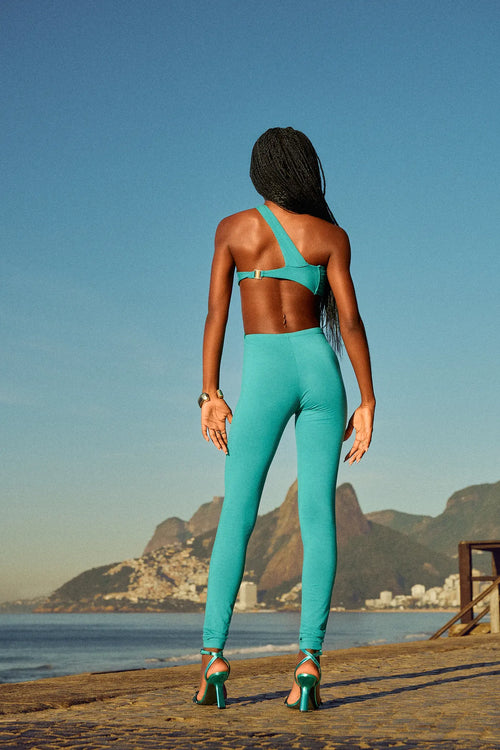 Celestina Jumpsuit Oceanic Turquoise - Punta Loca 