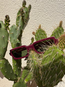Singularidad Burgundy sunglasses - Punta Loca 