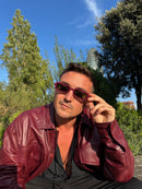 Singularidad Burgundy sunglasses