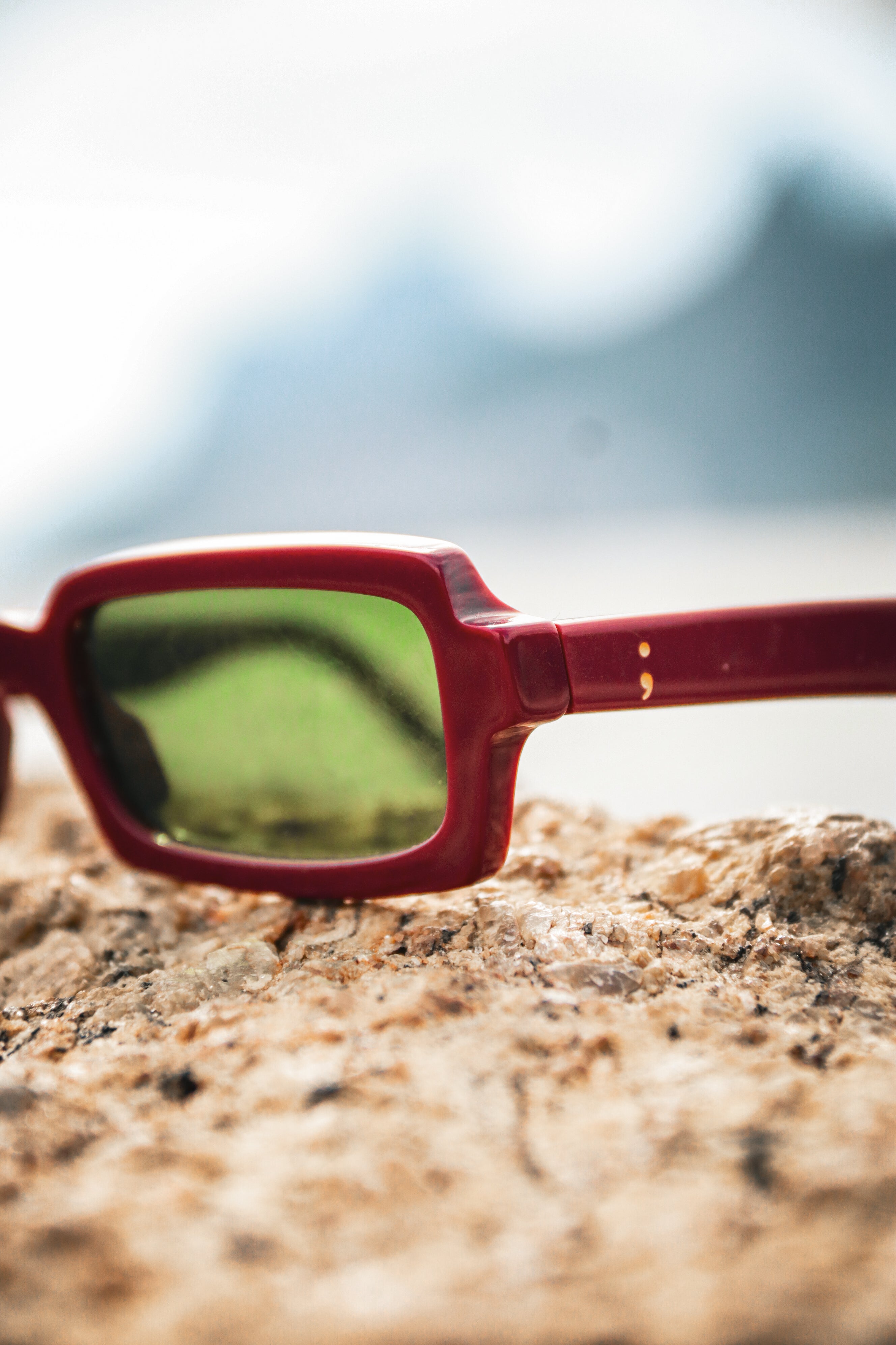 Singularidad Burgundy Sunglasses - Punta Loca 