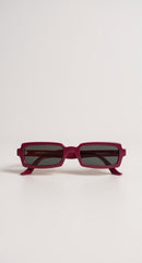 Singularidad Burgundy sunglasses