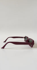 Singularidad Burgundy sunglasses