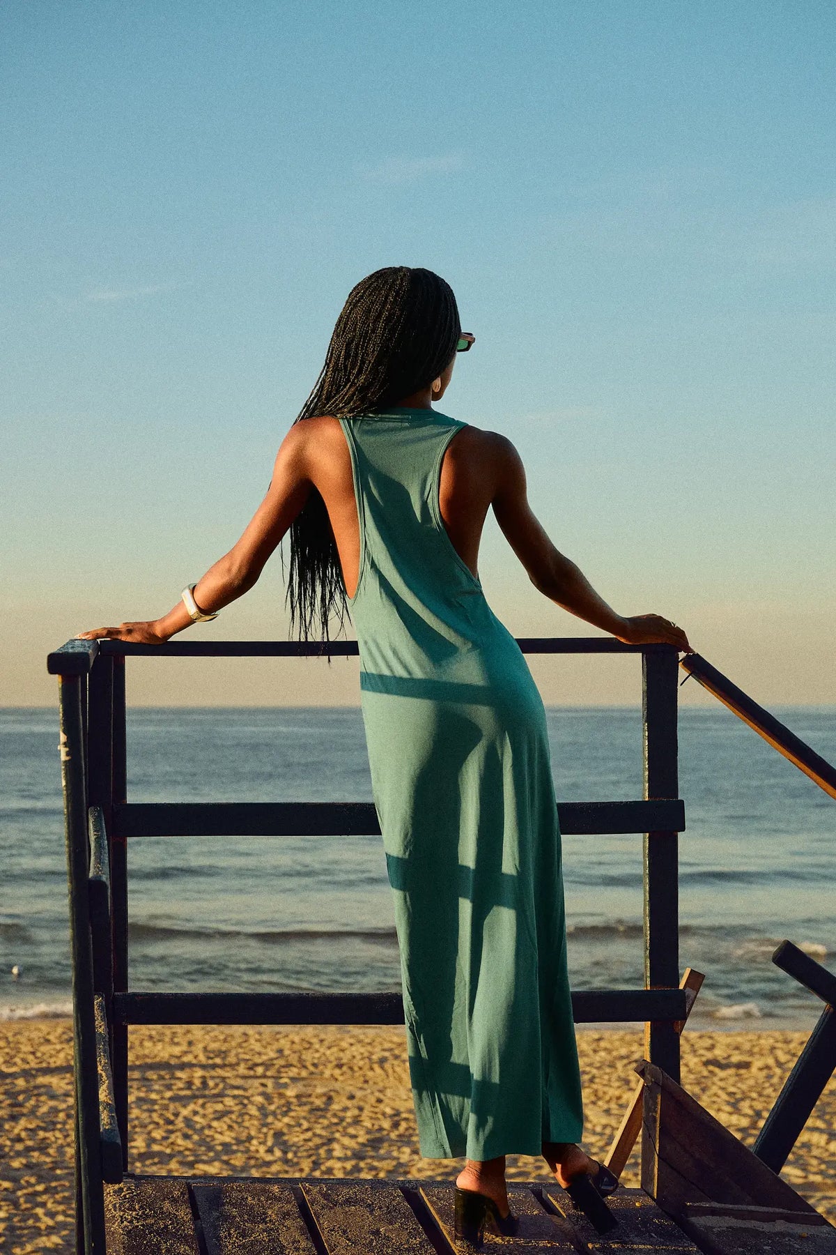 Menita Maxi dress Midnight Green